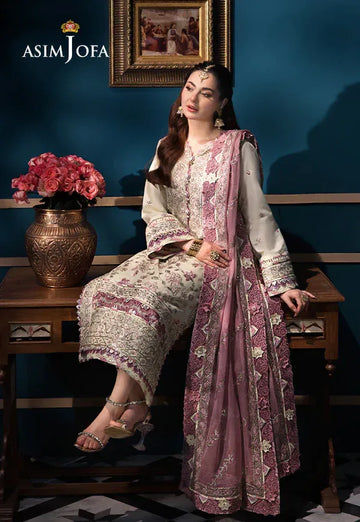 Asim Jofa | Fasana e Ishq Eid Luxury Lawn | AJFI-15 - Rang-e-Khaas