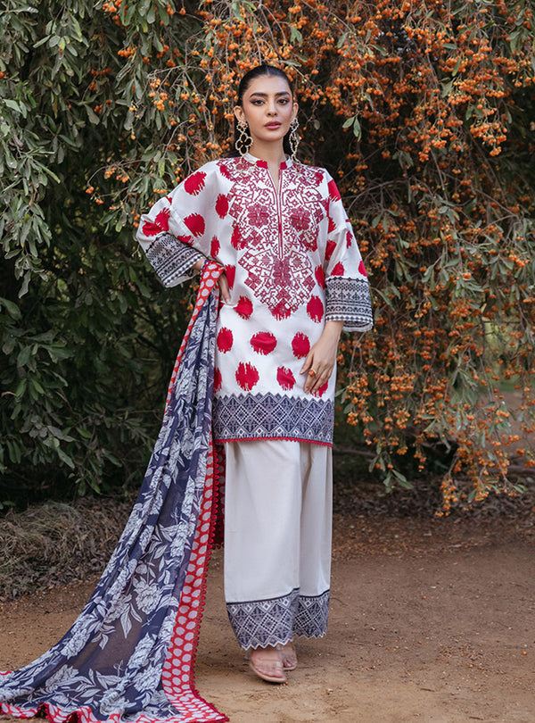 Zainab Chottani | Tahra Lawn 24 | FREYA - D 10A - Rang-e-Khaas