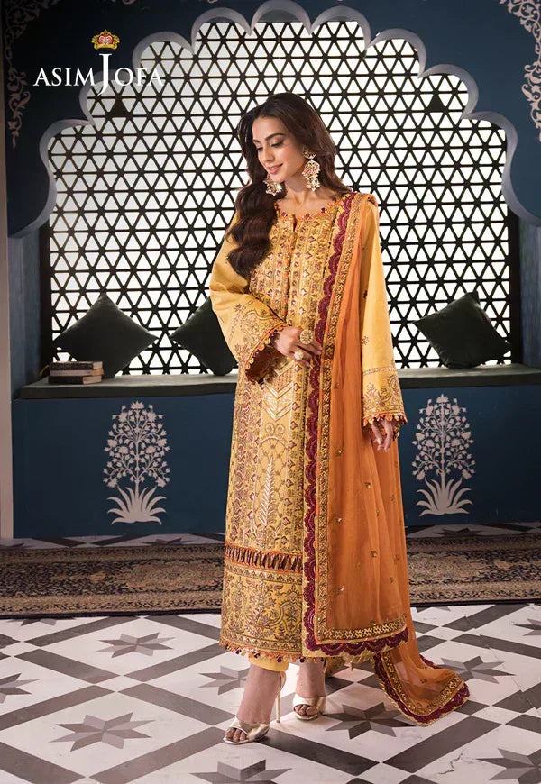 Asim Jofa | Fasana e Ishq Eid Luxury Lawn | AJFI-19 - Rang-e-Khaas