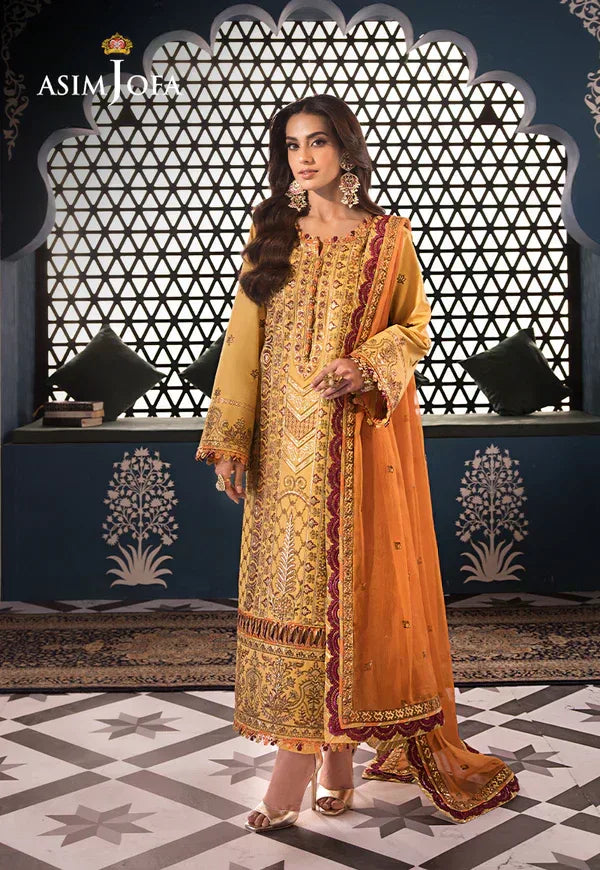 Asim Jofa | Fasana e Ishq Eid Luxury Lawn | AJFI-19 - Rang-e-Khaas