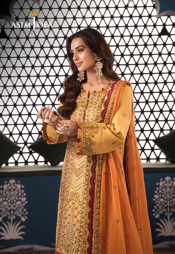 Asim Jofa | Fasana e Ishq Eid Luxury Lawn | AJFI-19 - Rang-e-Khaas