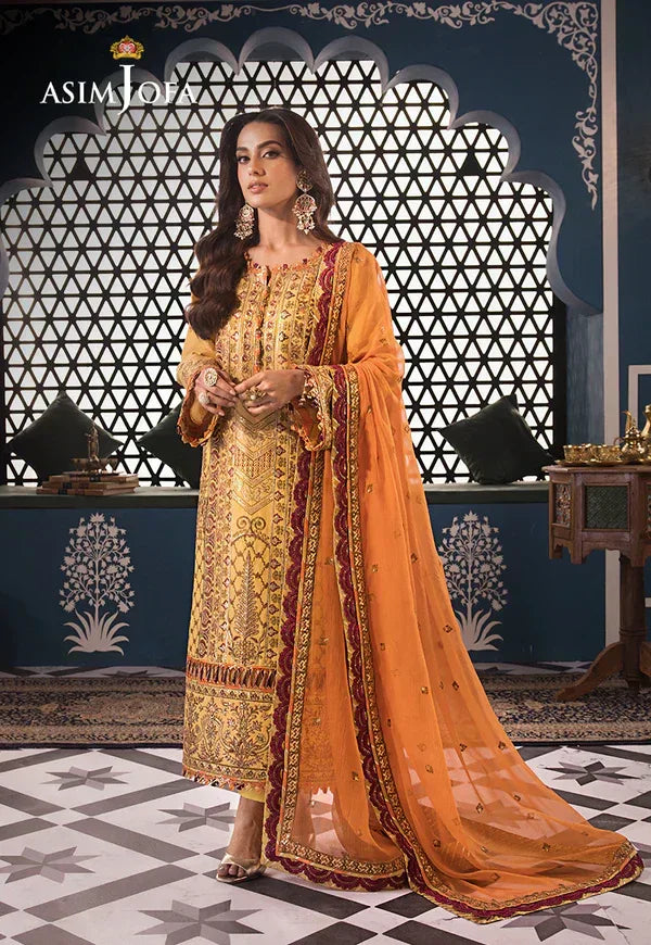 Asim Jofa | Fasana e Ishq Eid Luxury Lawn | AJFI-19 - Rang-e-Khaas
