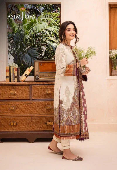 Asim Jofa | Prints Essentials | AJUB-11 - Rang-e-Khaas