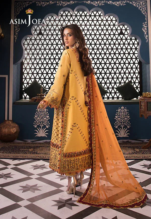 Asim Jofa | Fasana e Ishq Eid Luxury Lawn | AJFI-19 - Rang-e-Khaas