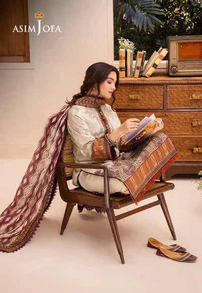Asim Jofa | Prints Essentials | AJUB-11 - Rang-e-Khaas
