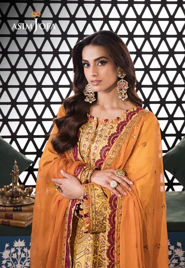Asim Jofa | Fasana e Ishq Eid Luxury Lawn | AJFI-19 - Rang-e-Khaas
