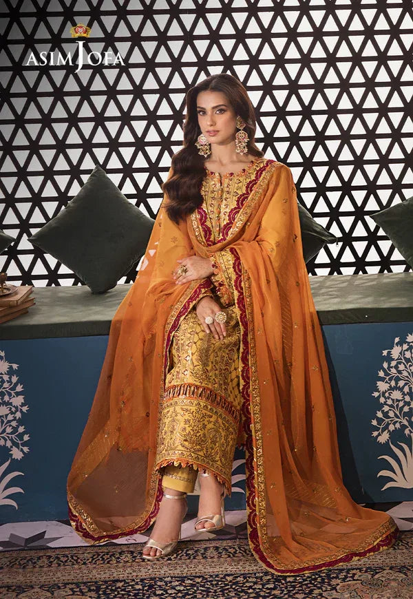 Asim Jofa | Fasana e Ishq Eid Luxury Lawn | AJFI-19 - Rang-e-Khaas