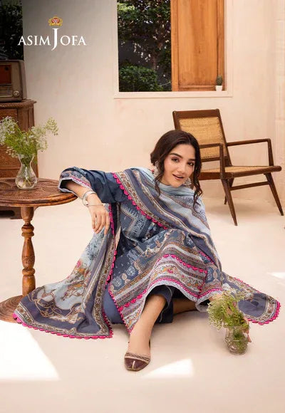 Asim Jofa | Prints Essentials | AJUB-14 - Rang-e-Khaas