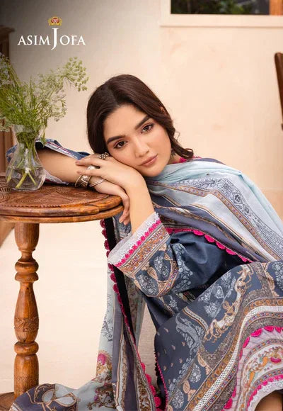 Asim Jofa | Prints Essentials | AJUB-14 - Rang-e-Khaas