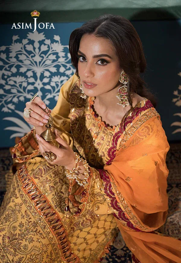 Asim Jofa | Fasana e Ishq Eid Luxury Lawn | AJFI-19 - Rang-e-Khaas