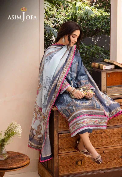 Asim Jofa | Prints Essentials | AJUB-14 - Rang-e-Khaas
