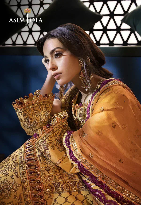 Asim Jofa | Fasana e Ishq Eid Luxury Lawn | AJFI-19 - Rang-e-Khaas