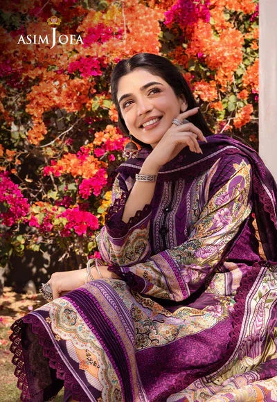 Asim Jofa | Prints Essentials | AJUB-10 - Rang-e-Khaas