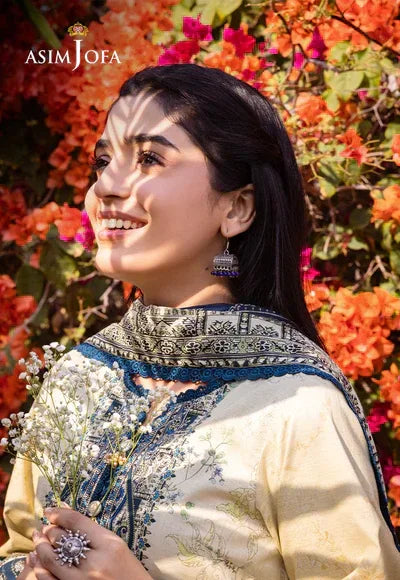 Asim Jofa | Prints Essentials | AJUB-15 - Rang-e-Khaas