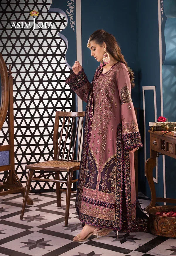 Asim Jofa | Fasana e Ishq Eid Luxury Lawn | AJFI-22 - Rang-e-Khaas