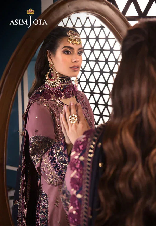 Asim Jofa | Fasana e Ishq Eid Luxury Lawn | AJFI-22 - Rang-e-Khaas