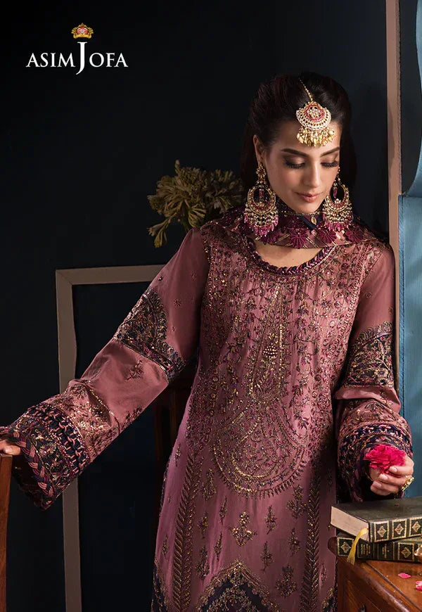 Asim Jofa | Fasana e Ishq Eid Luxury Lawn | AJFI-22 - Rang-e-Khaas