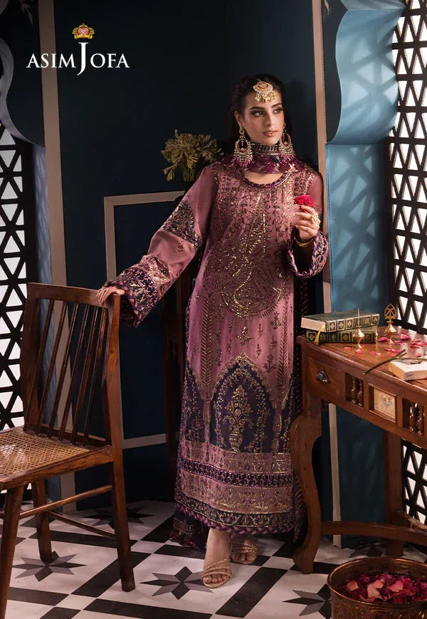 Asim Jofa | Fasana e Ishq Eid Luxury Lawn | AJFI-22 - Rang-e-Khaas