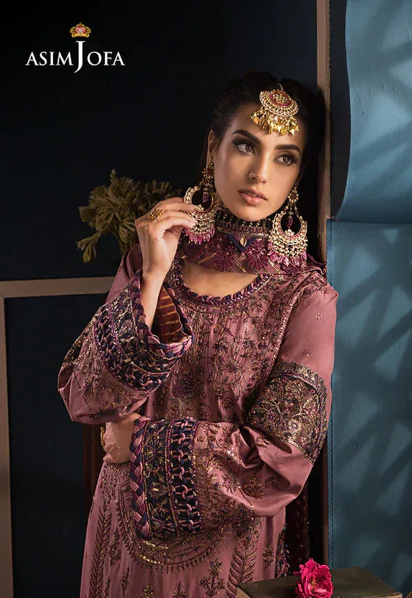 Asim Jofa | Fasana e Ishq Eid Luxury Lawn | AJFI-22 - Rang-e-Khaas