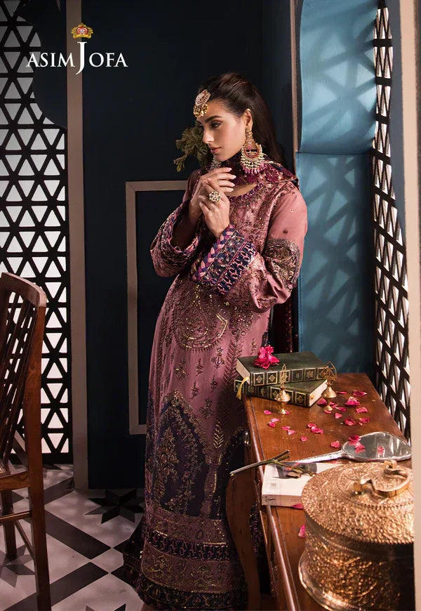 Asim Jofa | Fasana e Ishq Eid Luxury Lawn | AJFI-22 - Rang-e-Khaas