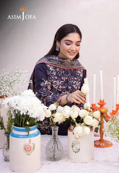 Asim Jofa | Prints Essentials | AJUB-08 - Rang-e-Khaas