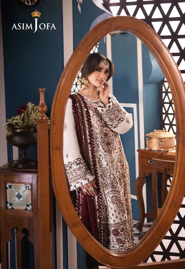 Asim Jofa | Fasana e Ishq Eid Luxury Lawn | AJFI-13 - Rang-e-Khaas
