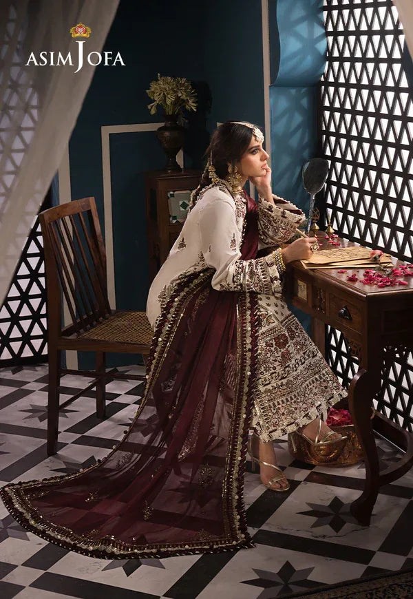 Asim Jofa | Fasana e Ishq Eid Luxury Lawn | AJFI-13 - Rang-e-Khaas