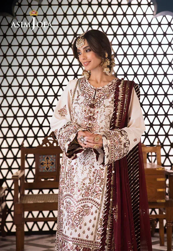 Asim Jofa | Fasana e Ishq Eid Luxury Lawn | AJFI-13 - Rang-e-Khaas