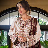 Asim Jofa | Luxury CAMBRIC 3 PCS '24 | AJFILE-13