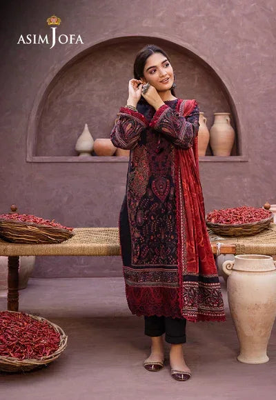 Asim Jofa | Prints Essentials | AJUB-12 - Rang-e-Khaas