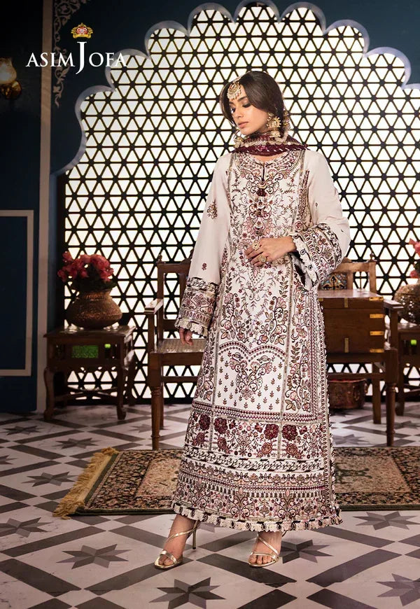 Asim Jofa | Fasana e Ishq Eid Luxury Lawn | AJFI-13 - Rang-e-Khaas