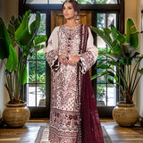 Asim Jofa | Luxury CAMBRIC 3 PCS '24 | AJFILE-13