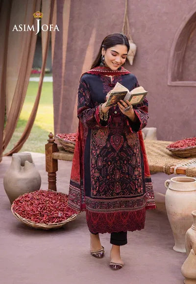 Asim Jofa | Prints Essentials | AJUB-12 - Rang-e-Khaas