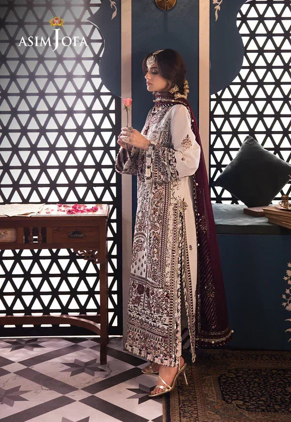 Asim Jofa | Fasana e Ishq Eid Luxury Lawn | AJFI-13 - Rang-e-Khaas