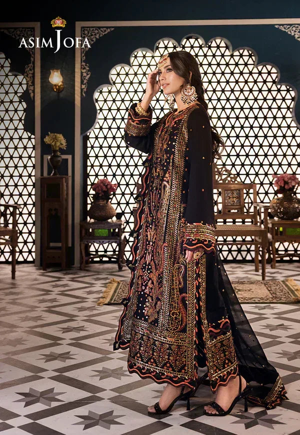 Asim Jofa | Fasana e Ishq Eid Luxury Lawn | AJFI-05 - Rang-e-Khaas