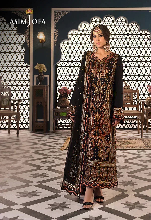 Asim Jofa | Fasana e Ishq Eid Luxury Lawn | AJFI-05 - Rang-e-Khaas