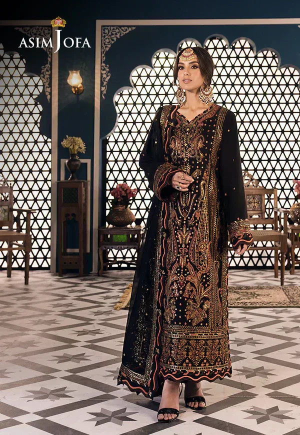 Asim Jofa | Fasana e Ishq Eid Luxury Lawn | AJFI-05 - Rang-e-Khaas