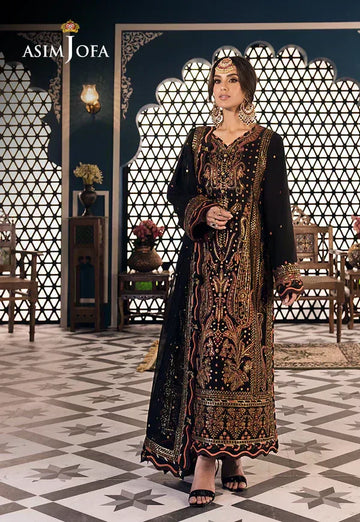 Asim Jofa | Fasana e Ishq Eid Luxury Lawn | AJFI-05 - Rang-e-Khaas
