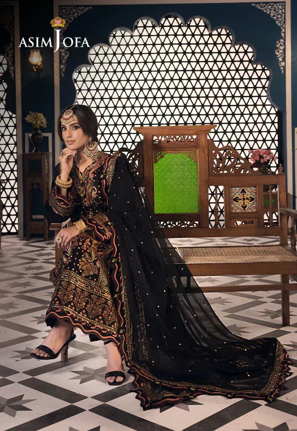 Asim Jofa | Fasana e Ishq Eid Luxury Lawn | AJFI-05 - Rang-e-Khaas