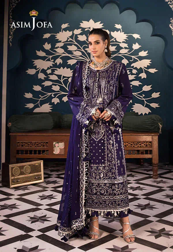 Asim Jofa | Fasana e Ishq Eid Luxury Lawn | AJFI-25 - Rang-e-Khaas