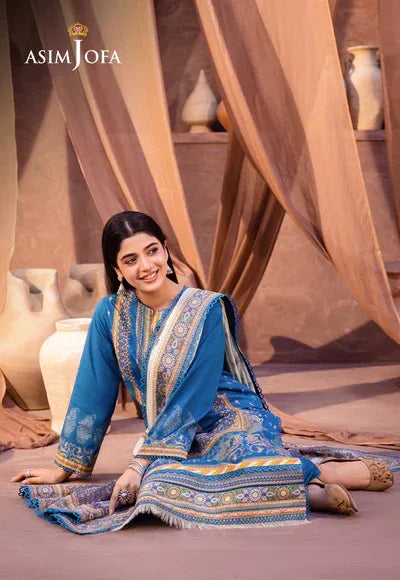 Asim Jofa | Prints Essentials | AJUB-16 - Rang-e-Khaas