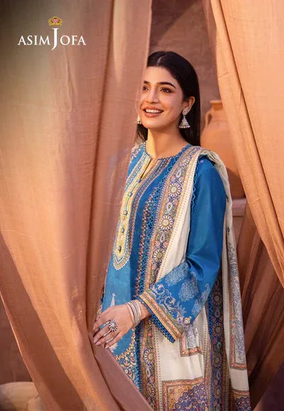 Asim Jofa | Prints Essentials | AJUB-16 - Rang-e-Khaas