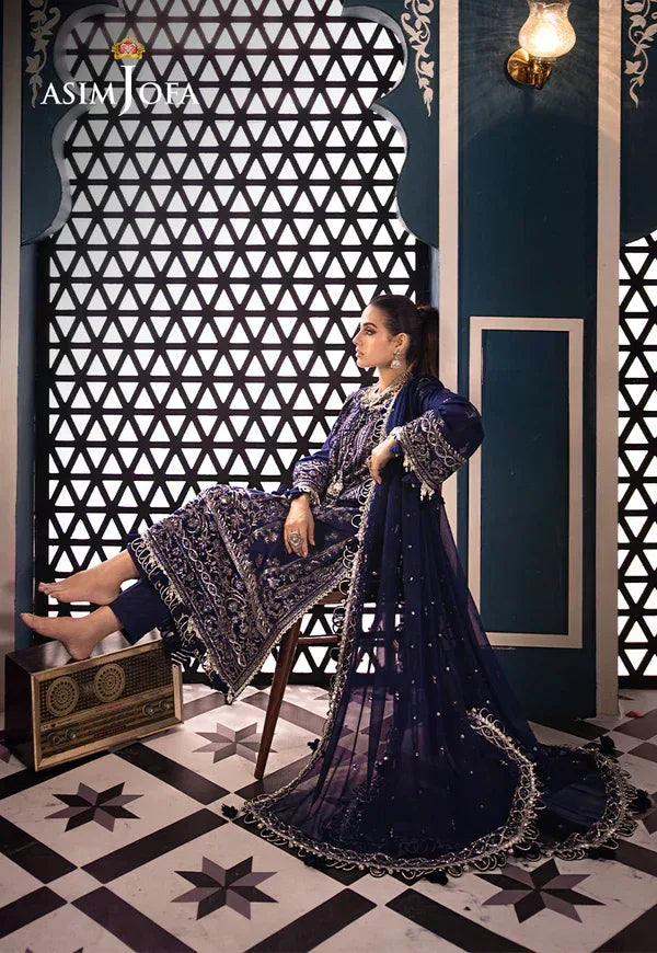 Asim Jofa | Fasana e Ishq Eid Luxury Lawn | AJFI-25 - Rang-e-Khaas
