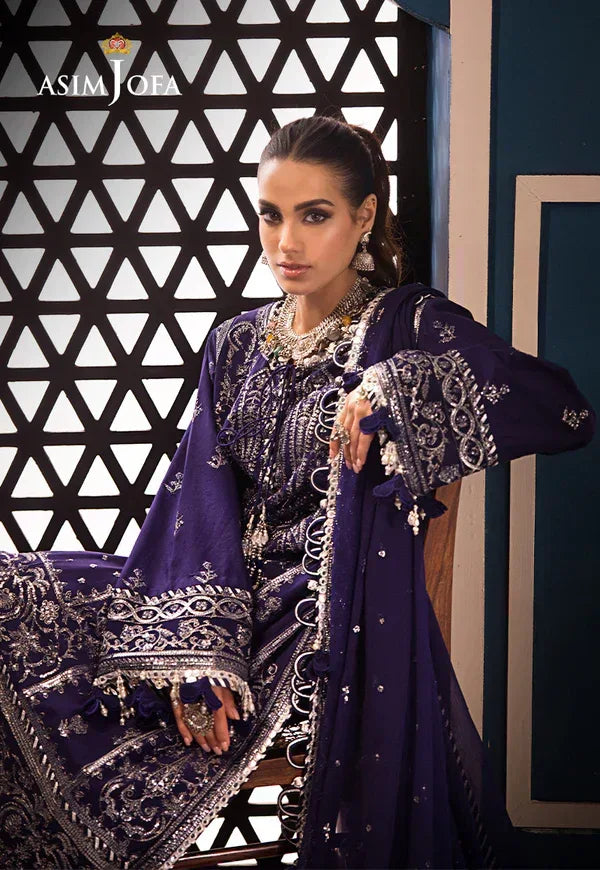 Asim Jofa | Fasana e Ishq Eid Luxury Lawn | AJFI-25 - Rang-e-Khaas
