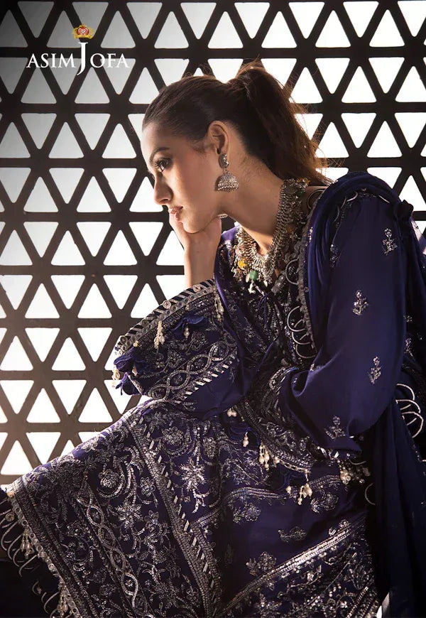 Asim Jofa | Fasana e Ishq Eid Luxury Lawn | AJFI-25 - Rang-e-Khaas