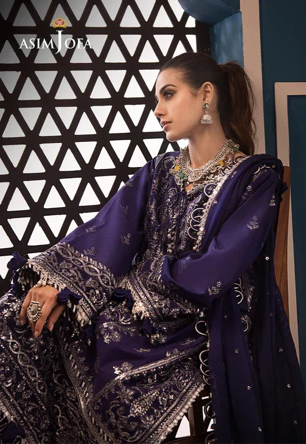 Asim Jofa | Fasana e Ishq Eid Luxury Lawn | AJFI-25 - Rang-e-Khaas