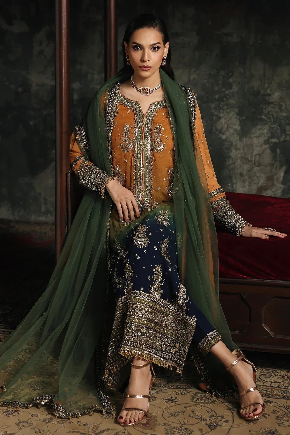 Charizma | Aura Collection 25 |  CA26-02 - Rang-e-Khaas