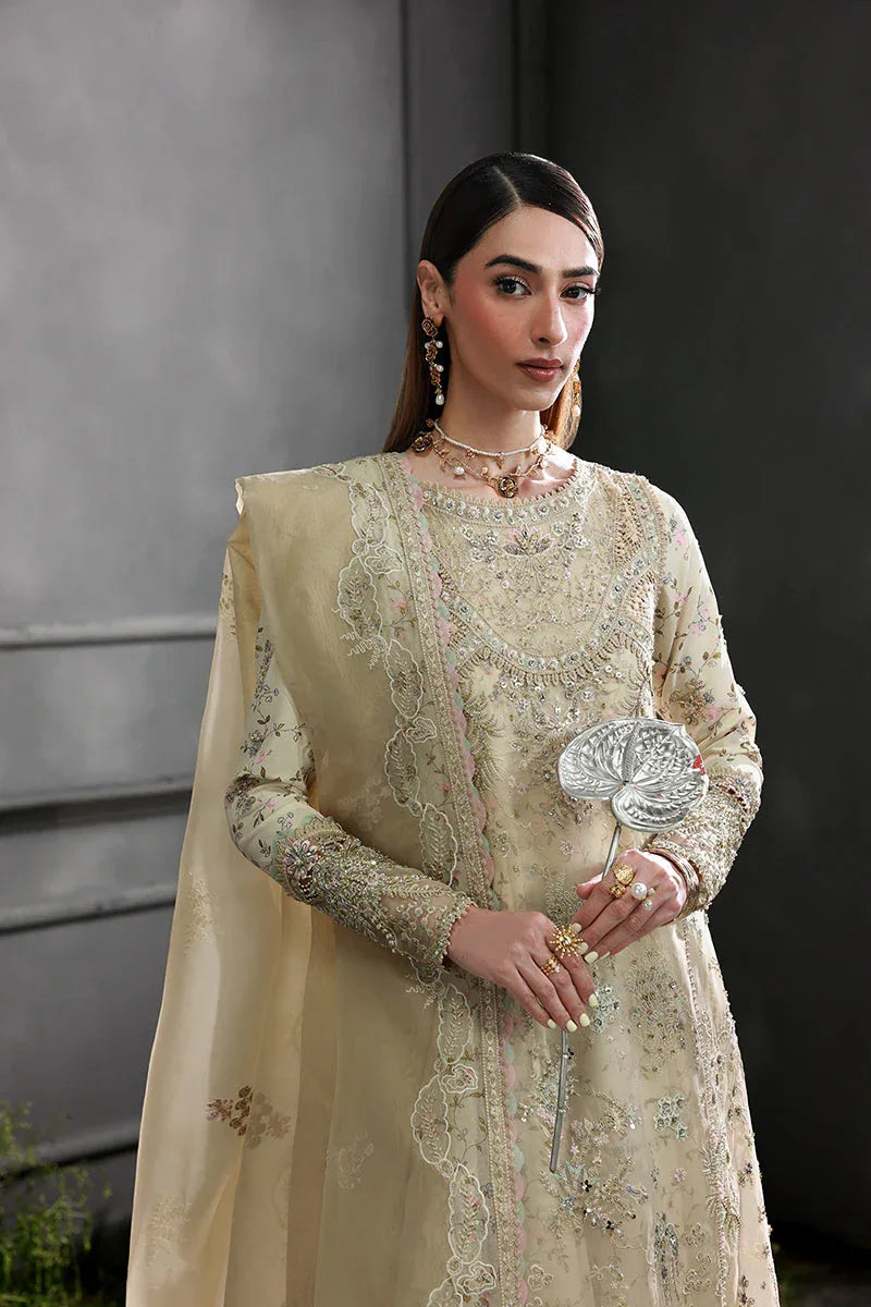 Qalamkar | Elirah Formals 25 | MF-04 IVORY GRACE - Rang-e-Khaas