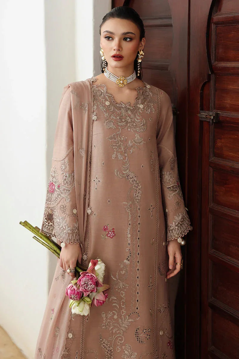 Qalamkar | Q Linen 25 | KL-14 DUSK - Rang-e-Khaas