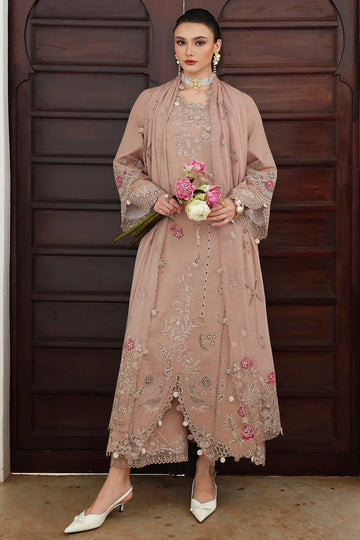 Qalamkar | Q Linen 25 | KL-14 DUSK - Rang-e-Khaas